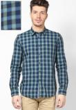 London Bridge Green Casual Shirt Men