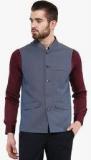 London Bridge Grey Solid Waistcoat men