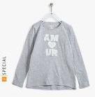 Losan Grey Casual Top Girls