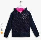 Losan Navy Blue Sweatshirt Girls