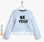 Losan Off White Sweatshirt Girls