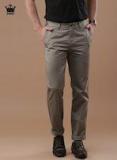 Louis Philippe Grey Regular Fit Solid Regular Trousers Men