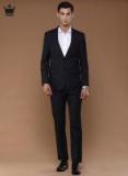 Louis Philippe Navy Single Breasted Ultra Fit Formal Suit Men