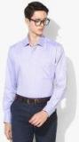 Louis Philippe Purple Checked Formal Shirt Men