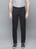 Louis Philippe Sport Men Navy Blue Slim Fit Solid Chinos