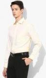 Louis Philippe Yellow Solid Regular Fit Formal Shirt men