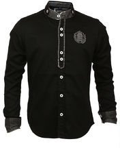 Lumberboy Black Casual Shirt Boys