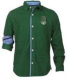 Lumberboy Green Casual Shirt Boys