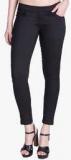 Lux Lyra Black Solid Jeggings women