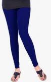 Lux Lyra Blue Solid Leggings women