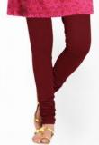 Lux Lyra Maroon Leggings Women