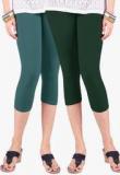 Lux Lyra Pack Of 2 Multicoloured Solid Capris women