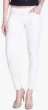 Lux Lyra White Solid Jeggings women