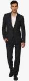 Luxurazi Navy Blue Striped Suit Men