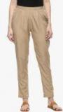 Mabish By Sonal Jain Beige Solid Coloured Pants Women