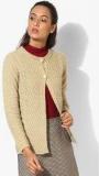 Madame Beige Solid Sweater Women