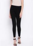 Madame Black Solid Winter Leggings Women