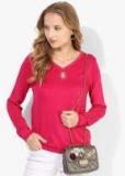 Madame Fuchsia Solid Sweater Women