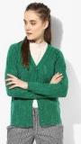 Madame Green Solid Sweater Women