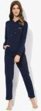 Madame M Secret Navy Blue Textured Nightwear Set women