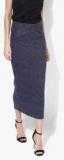 Madame Navy Blue Pencil Skirt women