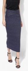 Madame Navy Blue Pencil Skirt women