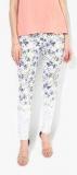 Madame Off White Printed Jeggings Women