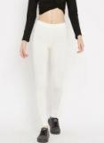 Madame Off White Winter Leggings Women