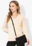 Madame Peach Solid Sweater Women