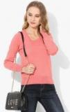 Madame Pink Solid Sweater Women