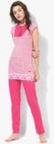 Madame Secret Pink Printed Nightwear Set women