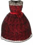 Magic Fairy Red Party Dress Girls