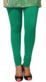 Magnetic Designs Green Solid Legging Women