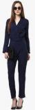 Magnetic Designs Navy Blue Solid Jumpsuit Women