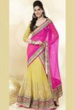 Mahotsav One Minute Ready To Wear Pink Embellished Sarees women