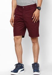 Manchester United Maroon Shorts Men