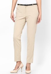 Mango Beige Chinos Women