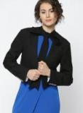 MANGO Black Front Open Casual Blazer