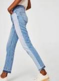 Mango Blue Mid Rise Regular Fit Jeans Women