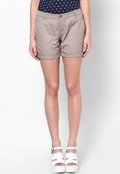 Mango Grey Shorts Women