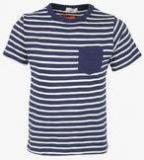 Mango Kids Navy Blue T Shirt Boys