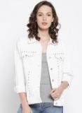 Mango White Embellished Tailored Jacket Women