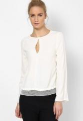 Mango White Top women