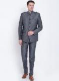 Manish Creations Grey Bandhgala Suit Men