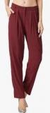 Marie Claire Wine Solid Chinos women