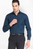 Mark Taylor Solid Blue Formal Shirt Men