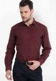 Mark Taylor Solid Maroon Formal Shirt men