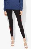 Marks & Spencer Black Embroidred Leggings Women