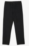 Marks & Spencer Black Regular Fit Solid Regular Trouser Men