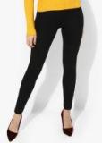 Marks & Spencer Black Self Design Leggings Women